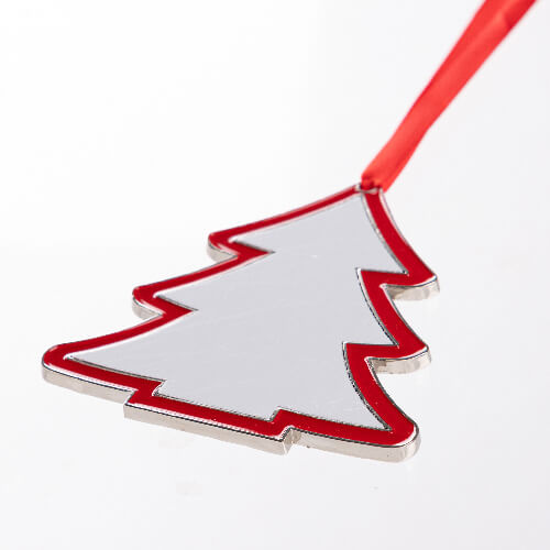 Kovová visačka na vánoční stromek pro sublimaci - vánoční stromek