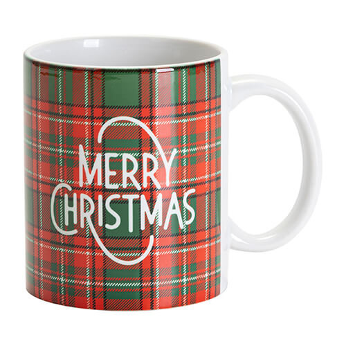 Xmas Plaid 1 přenosový arch 30,5 x 11,4 cm - 4 ks.