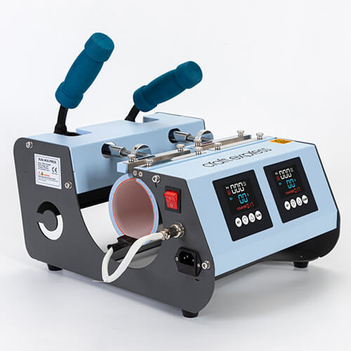 Dvoustaniční lis na hrnky a nádoby - model 3 v 1