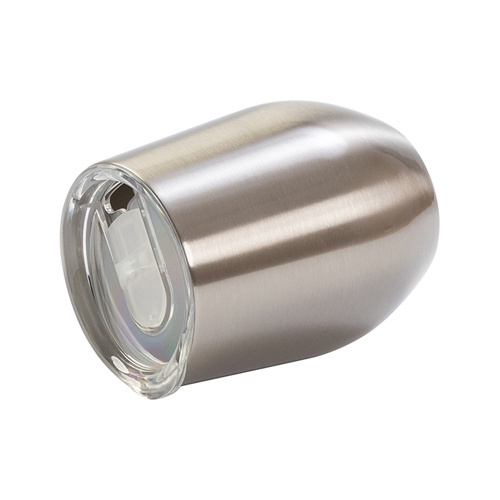 360 ml hrnek na svařené víno pro sublimaci - stříbrný s uzavíratelným otvorem na pití