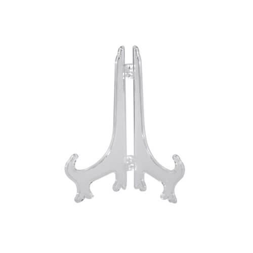 Stojan na talíře Ø 18 cm průhledný