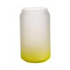 400 ml matné sklo pro sublimaci - limetkově zelený gradient