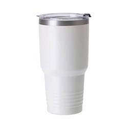 Hrnek z nerezové oceli o objemu 900 ml pro sublimaci - matně bílý