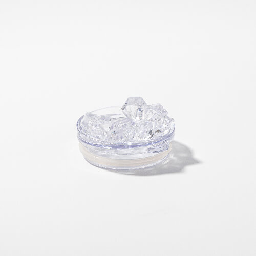 600 ml hrnek s brčkem pro sublimaci - stříbrný, víčko s umělým ledem