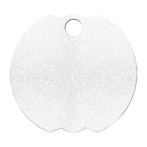 Jmenovka z MDF se třpytkami pro nádoby s víčkem a brčkem pro sublimaci