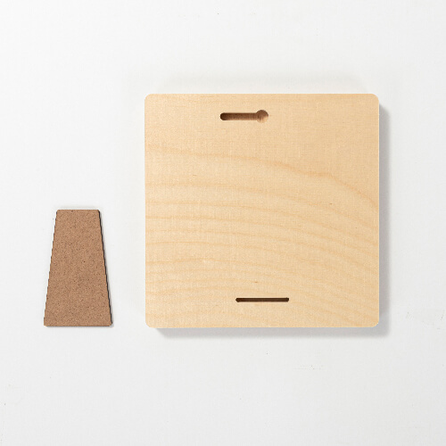 Čtvercový překližkový rámeček na fotografie pro sublimaci - 15,2 x 15,2 cm