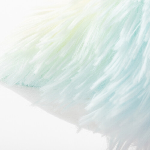 Barevný povlak na polštář 40 x 40 cm z dlouhosrstého rouna a mikrovlákna pro sublimaci