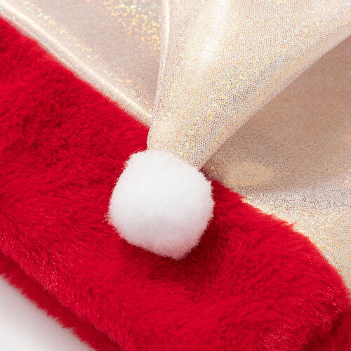 Čepice z brokátu svatého Patrika - sublimace - šampaňská