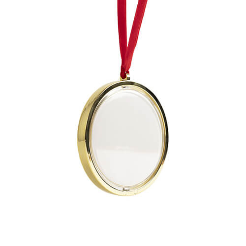 Otočná ozdoba na vánoční stromek pro sublimaci - zlatá