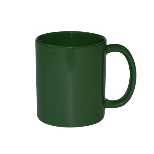 Plnobarevný hrnek 330 ml - zelený, lesklý pro termotransfer