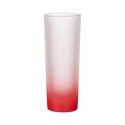 90 ml matné sklo pro sublimaci - červený gradient