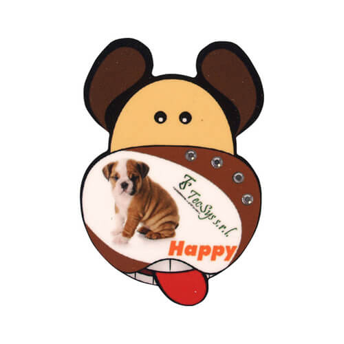 Fotorámeček MDF s magnetem - pes - sublimační termotransfer