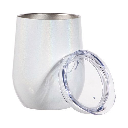 360 ml hrnek na svařené víno pro sublimaci - duhový bílý