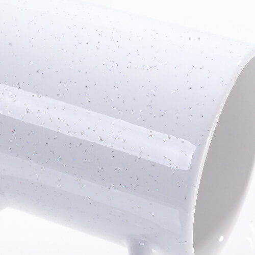 Lesklý, třpytivý 330 ml hrnek pro sublimaci