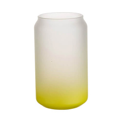 400 ml matné sklo pro sublimaci - limetkově zelený gradient