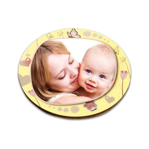 Kulatá podložka pod hrnek Ø 10 cm z MDF pro sublimaci