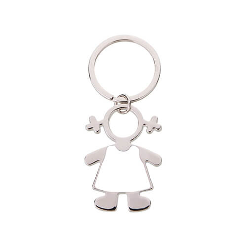 Přívěsek na klíče "Girl" pro sublimaci