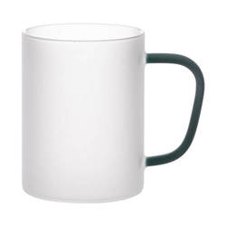 Matné sklo 450 ml se zeleným uchem pro sublimaci