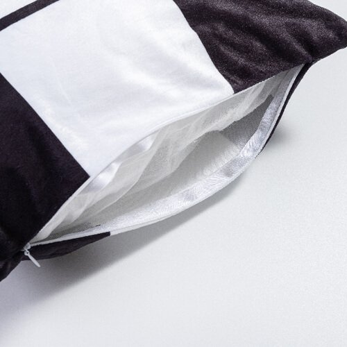 Plyšový povlak na polštář s fotografickými panely pro sublimaci - 3 panely