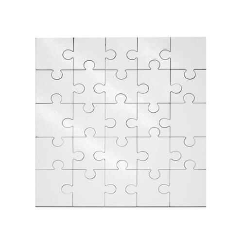 Puzzle z MDF 17 x17 cm (25 dílků) - pro sublimaci