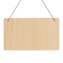 Obdélníkový překližkový závěs na dveře pro sublimaci