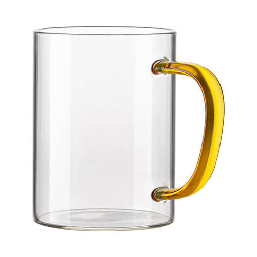 Sklenice 450 ml se žlutým uchem pro sublimaci