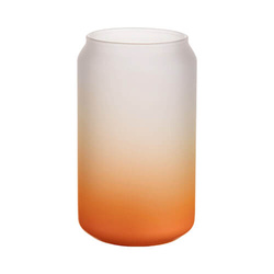400 ml matné sklo pro sublimaci - oranžový gradient