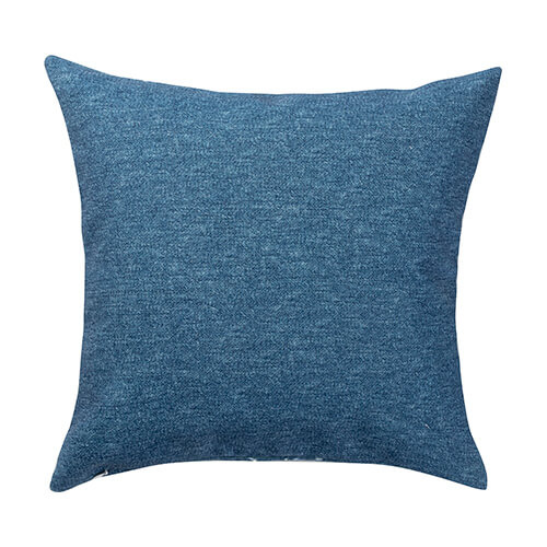 Lněný povlak na polštář 40 x 40 cm Bělený hvězdný denim pro sublimaci