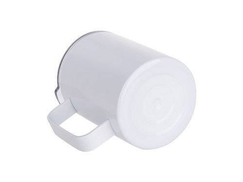 Kovový hrnek 300 ml pro sublimaci kávy - bílý