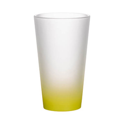 450 ml matná sklenice pro sublimaci - limetkově zelený gradient