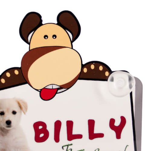 Plastová deska s přísavkami - pes - pro sublimaci