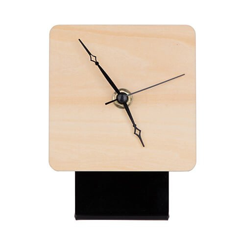 Stojanové hodiny z překližky 10 x 10 cm pro sublimaci