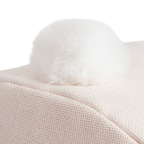 Sáček ve tvaru zajíce pro sublimaci - oranžové uši