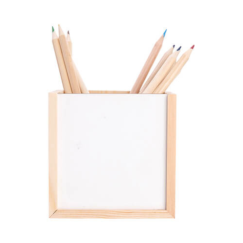 Dřevěná krabička na pera pro sublimaci