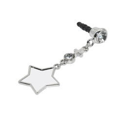 Krytka zásuvky pro sluchátka - hvězda - sublimační termotransfer