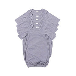 Košile na spaní s dlouhým rukávem pro sublimaci - šedá