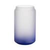 400 ml matné sklo pro sublimaci - tmavě modrý gradient