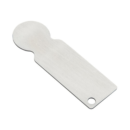 Kovová klíčenka - žeton do košíku - sublimační termotransfer