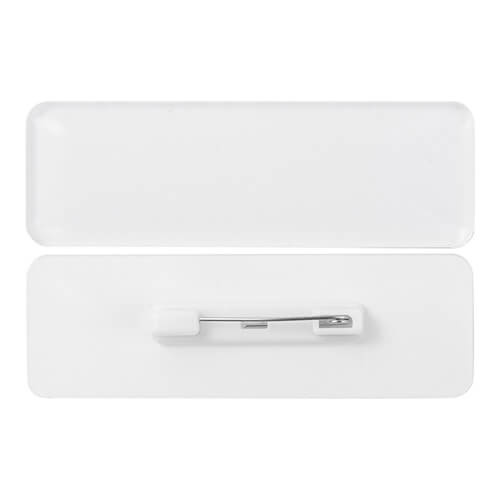 Akrylový odznak 7,6 x 2,5 cm pro sublimaci