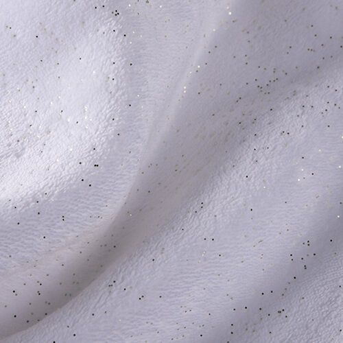 Minky deka pro sublimaci - stříbrné třpytky