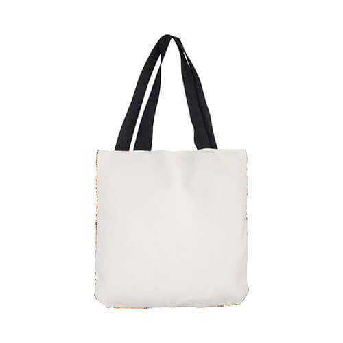 Taška se zlatými flitry 35 x 38 cm pro sublimaci