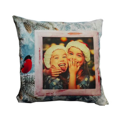 Saténový povlak na polštář 38 x 38 cm pro sublimaci - Winter