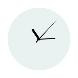 Skleněné hodiny o průměru 30 cm Sublimace Termotransfer