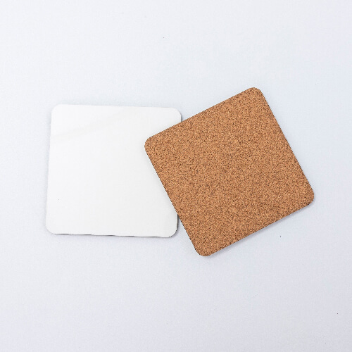 Čtvercová podložka pod hrnek z MDF 9 x 9 cm pro sublimaci