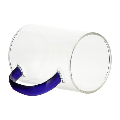 360 ml sklenice s tmavě modrým uchem pro sublimaci