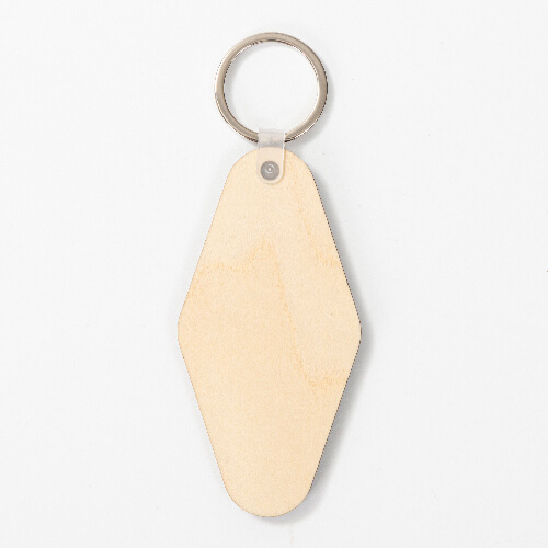 Oboustranná překližková klíčenka pro sublimaci - Retro Motel