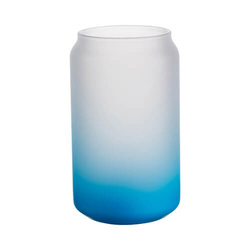 400 ml matné sklo pro sublimaci - modrý gradient