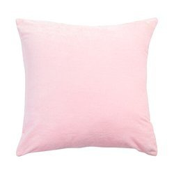 BestSub plyšový povlak na polštář 40 x 40 cm pro sublimaci - růžový
