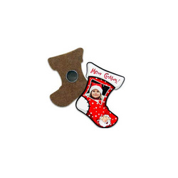 Fotorámeček MDF s magnetem - ponožka - sublimační termotransfer