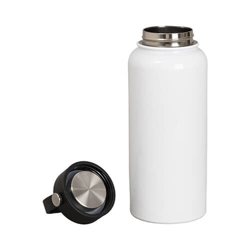 Bidon - nápojová láhev 950 ml se sublimačním držadlem - bílá